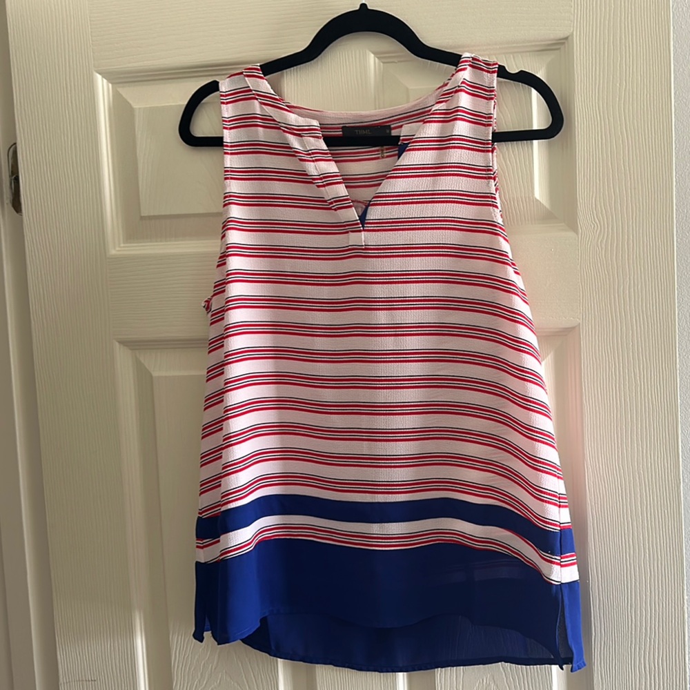 THML Red and Blue Sleeveless Tank Top
